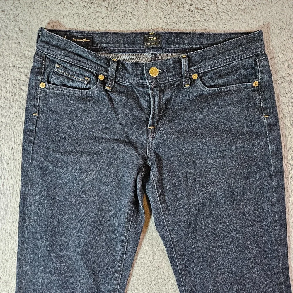 Citizens of Humanity Jeans Women 29 Ingrid Stretch Stay Gold‎ Low Waist Flare